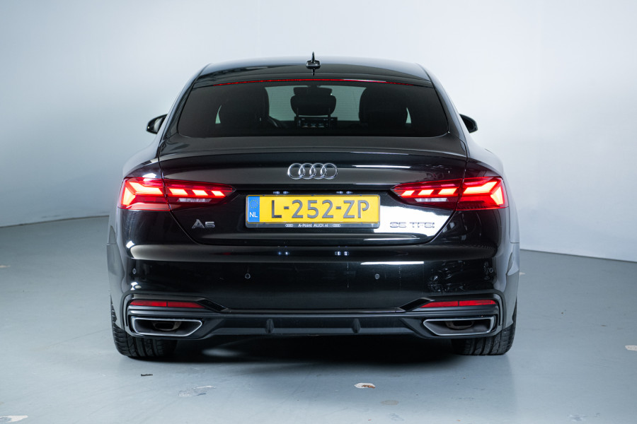 Audi A5 Sportback 35 TFSI S-Line Competition 150 pk Automaat (S-Tronic) | Verlengde garantie | Navigatie | Autom. airco (3 zones) | Stoe