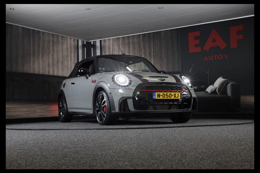 MINI Cabrio 2.0 John Cooper Works / NIEUWE MODEL / Aut / Digitaal Cockpit / ACC / Head Up / HK / Camera / Led / Pdc / 18 Inch