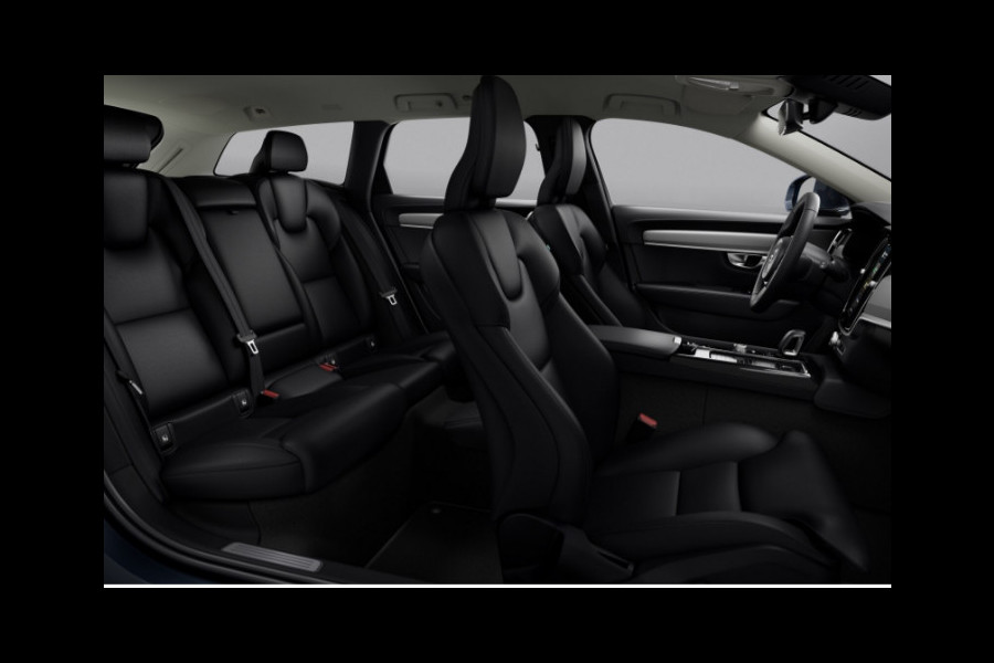 Volvo V90 T6 350PK Automaat Recharge AWD Plus Bright / Adpatieve cruise control/ BLIS/ Elektrische stoelen/ Harman Kardon audio/ Stoel en stuurwielverwarming/ Parkeersensoren met camera