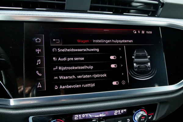 Audi Q3 35 TFSI 1.5 TFSI S Line Pro Line S 150pk S-Tronic! 1e|Panoramadak|Virtual Cockpit|LED Matrix|Leder elektrisch|20inch|Black