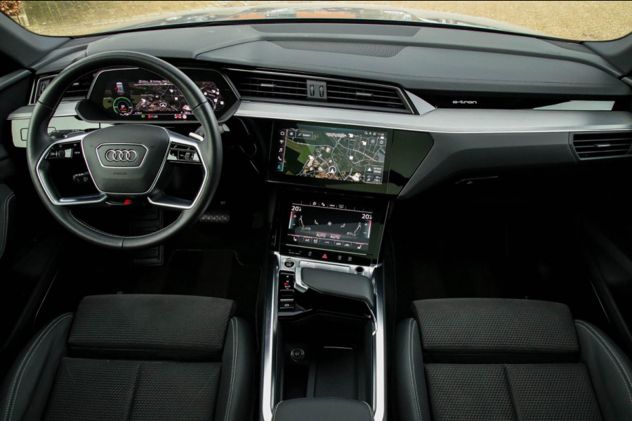 Audi e-tron Sportback 55 Quattro S Edition Pro Line S S-Line 408pk! 8%|1e|NL|DLR|Panoramadak|Virtual Cockpit|Luchtvering|B&O|Black