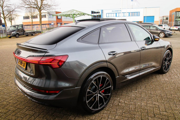 Audi e-tron Sportback 55 Quattro S Edition Pro Line S S-Line 408pk! 8%|1e|NL|DLR|Panoramadak|Virtual Cockpit|Luchtvering|B&O|Black