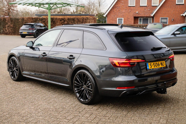 Audi A4 Avant 40 2.0TFSI S line Black Edition Facelift 190pk S-Tronic 1e|DLR|Panoramadak|Virtual Cockpit|Leder|LED Matrix|Black|19