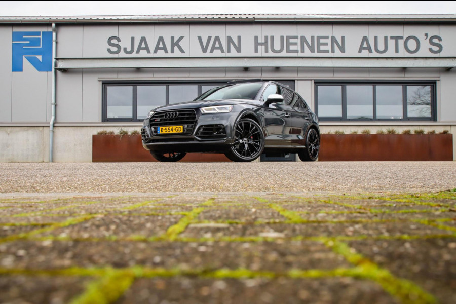 Audi SQ5 3.0TFSI Q5 Quattro S-Line 354pk Automaat! 2e Eig|DLR|Luchtvering|Kuipstoelen|Panoramadak|Virtual Cockpit|Black|Carbon|22