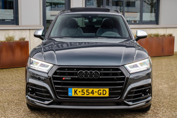 Audi SQ5 3.0TFSI Q5 Quattro S-Line 354pk Automaat! 2e Eig|DLR|Luchtvering|Kuipstoelen|Panoramadak|Virtual Cockpit|Black|Carbon|22