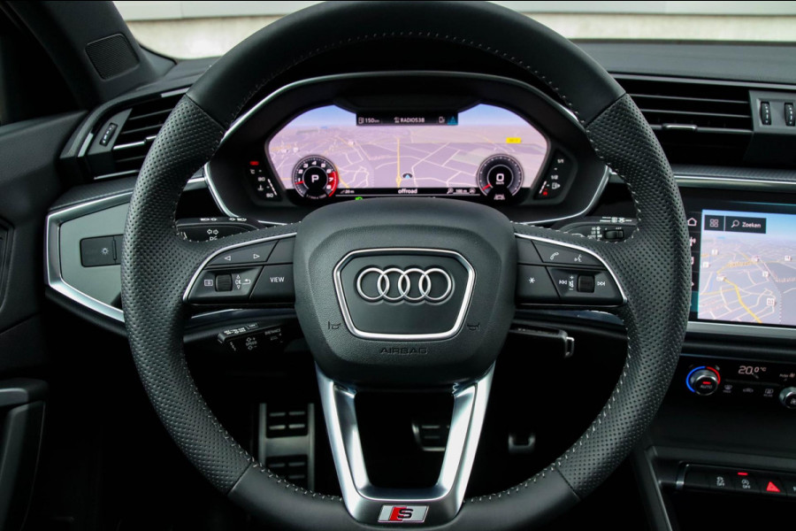 Audi Q3 35 TFSI 1.5 TFSI S Line Pro Line S 150pk S-Tronic 1e Eig|Panoramadak|Virtual Cockpit|LED Matrix|Leder|ACC|B&O|20inch|Black