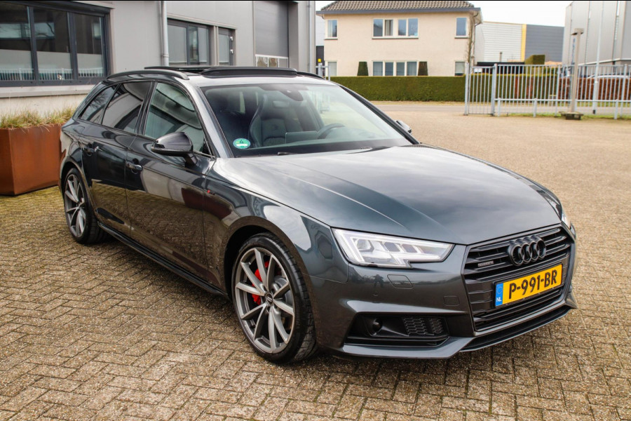 Audi A4 Avant 45 2.0 TFSI Quattro S line Black Edition Facelift 252pk S-Tronic 1e|Kuipstoelen|Panoramadak|Virtual Cockpit|Black|19