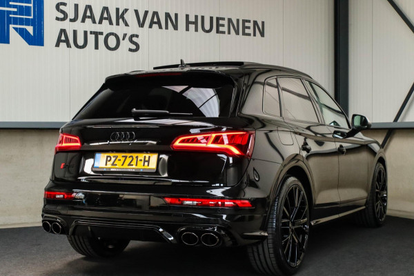 Audi SQ5 3.0TFSI Q5 Quattro S-Line 354pk Automaat! 1e Eig|NL|DLR|Luchtvering|Kuipstoelen|Panoramadak|Virtual Cockpit|Black|Carbon