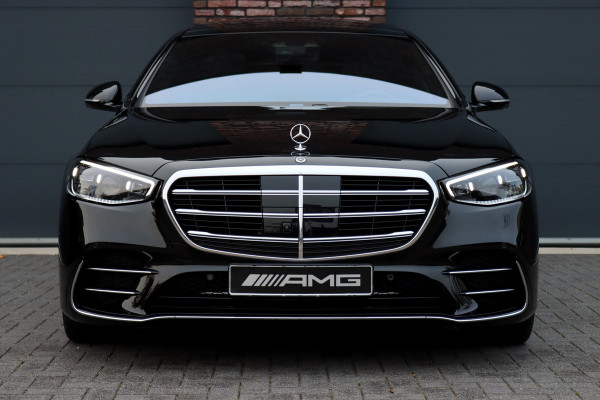 Mercedes-Benz S-Klasse 580 e 4-MATIC Lang AMG Line Aut9, Plug-in Hybride, Luchtvering, Panoramadak, Surround Camera, Head-up Display, Burmester, Zonweringspakket, Tablet Achterin, Distronic+, Stoelverwarming/-ventilatie V+A, Rijsassitentiepakket, E