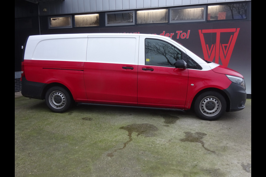 Mercedes-Benz Vito 111 CDI EXTRA LANG | LEER | NAVI | CRUISE | 2X SCHUIFDEUR | TREKHAAK | NIEUWE APK!!