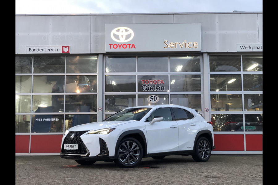 Lexus UX 250h AWD F Sport Premium | Leer, Geheugenfunctie, 360 Camera, Stoelventilatie, Stuurverwarming, Dodehoekherkenning, HUD, Uniek!