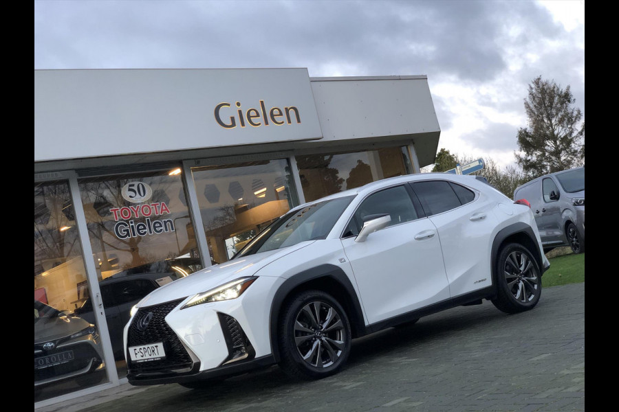 Lexus UX 250h AWD F Sport Premium | Leer, Geheugenfunctie, 360 Camera, Stoelventilatie, Stuurverwarming, Dodehoekherkenning, HUD, Uniek!