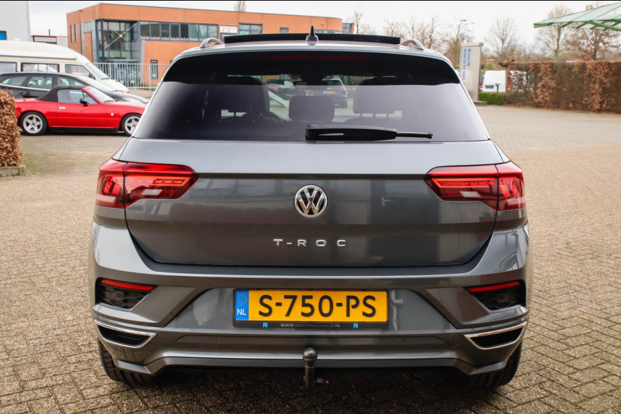 Volkswagen T-Roc 1.5 TSI Sport Business R 150pk DSG! Panoramadak|Virtual Cockpit|LED Plus|NAVI|ACC|Lane+Side|Camera|Black|Trekhaak