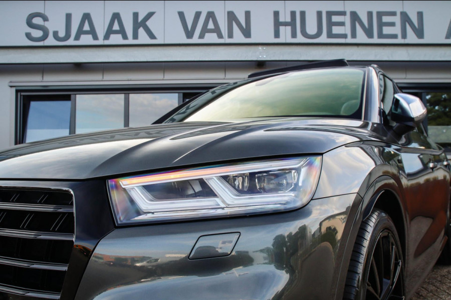 Audi SQ5 3.0TFSI Q5 Quattro S-Line 354pk Automaat! 1e Eig|DLR|Luchtvering|Kuipstoelen|Panoramadak|Virtual Cockpit|Black|Carbon|22