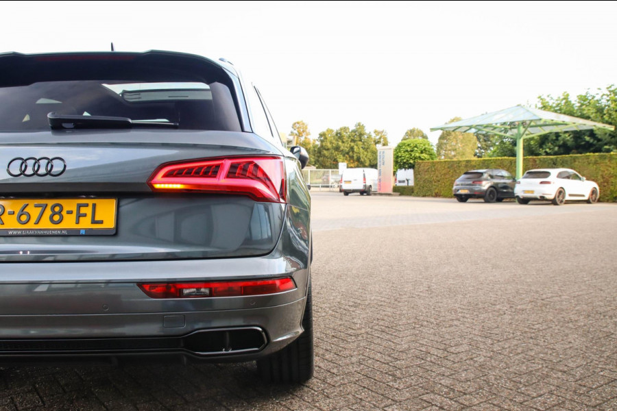 Audi SQ5 3.0TFSI Q5 Quattro S-Line 354pk Automaat! 1e Eig|DLR|Luchtvering|Kuipstoelen|Panoramadak|Virtual Cockpit|Black|Carbon|22