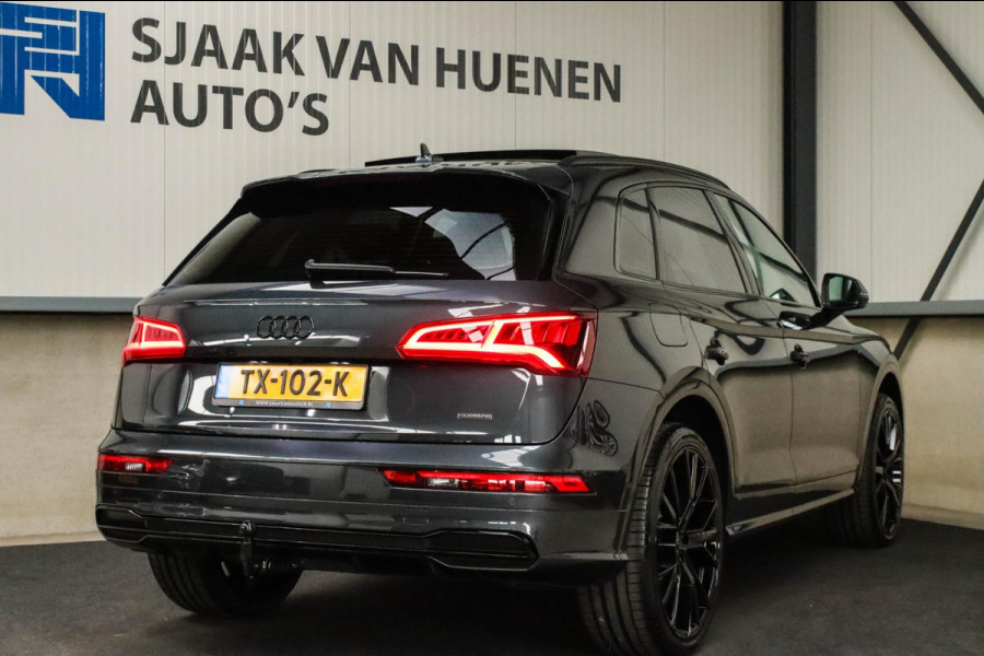 Audi Q5 2.0 TFSI Quattro Pro Line S S-Line 252pk Automaat! 1e Eig|NL|DLR|Panoramadak|Virtual Cockpit|LED Matrix|Black|22|Trekhaak