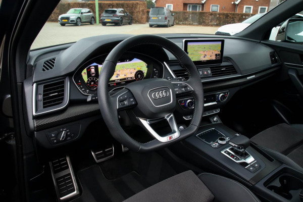 Audi Q5 2.0 TFSI Quattro Pro Line S S-Line 252pk Automaat! 1e Eig|NL|DLR|Panoramadak|Virtual Cockpit|LED Matrix|Black|22|Trekhaak