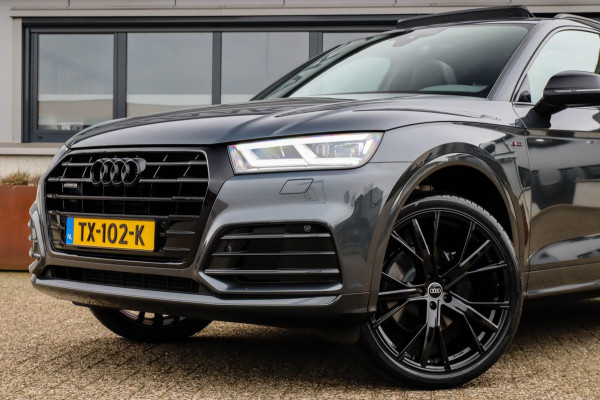 Audi Q5 2.0 TFSI Quattro Pro Line S S-Line 252pk Automaat! 1e Eig|NL|DLR|Panoramadak|Virtual Cockpit|LED Matrix|Black|22|Trekhaak