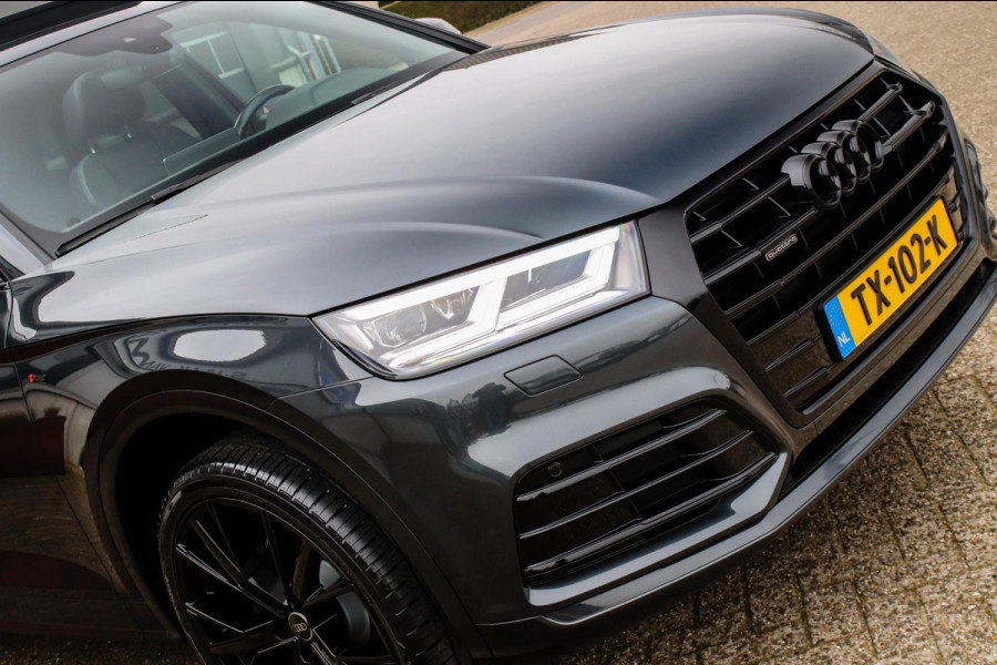 Audi Q5 2.0 TFSI Quattro Pro Line S S-Line 252pk Automaat! 1e Eig|NL|DLR|Panoramadak|Virtual Cockpit|LED Matrix|Black|22|Trekhaak