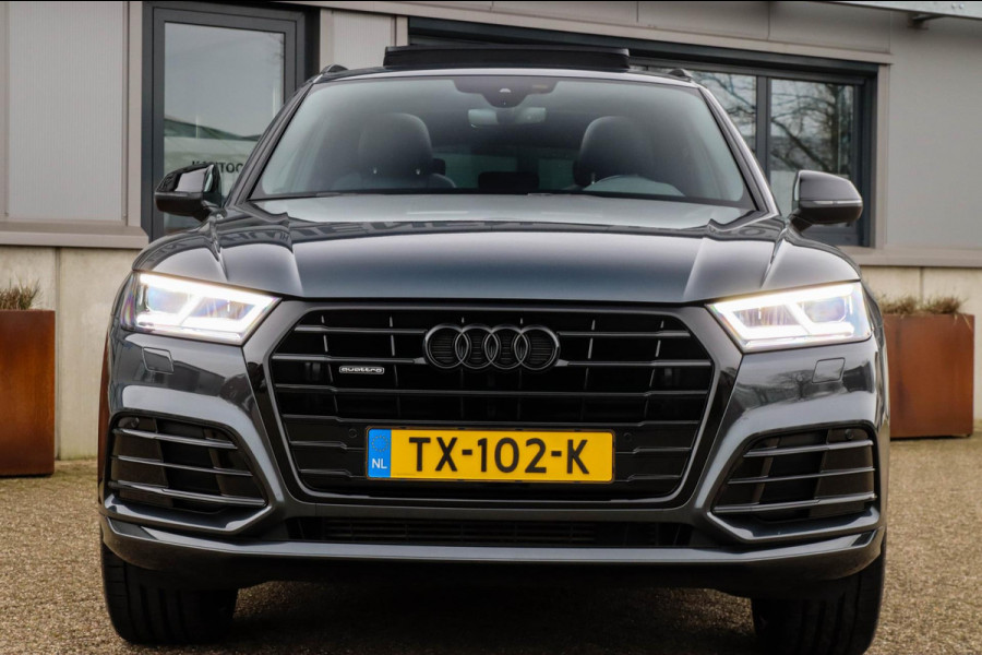 Audi Q5 2.0 TFSI Quattro Pro Line S S-Line 252pk Automaat! 1e Eig|NL|DLR|Panoramadak|Virtual Cockpit|LED Matrix|Black|22|Trekhaak