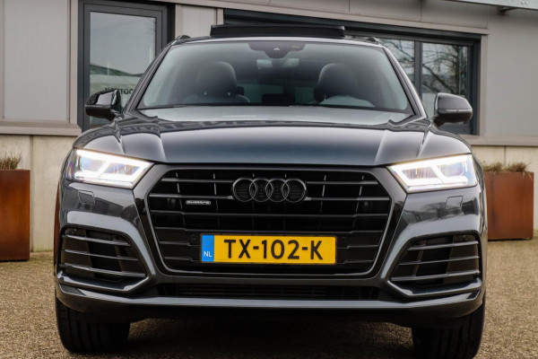 Audi Q5 2.0 TFSI Quattro Pro Line S S-Line 252pk Automaat! 1e Eig|NL|DLR|Panoramadak|Virtual Cockpit|LED Matrix|Black|22|Trekhaak