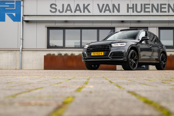 Audi Q5 2.0 TFSI Quattro Pro Line S S-Line 252pk Automaat! 1e Eig|NL|DLR|Panoramadak|Virtual Cockpit|LED Matrix|Black|22|Trekhaak