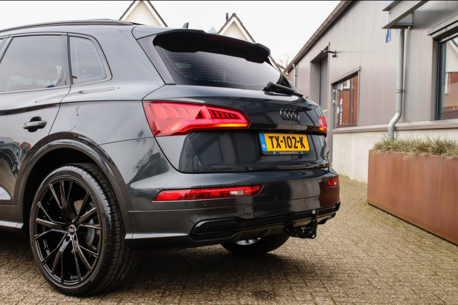 Audi Q5 2.0 TFSI Quattro Pro Line S S-Line 252pk Automaat! 1e Eig|NL|DLR|Panoramadak|Virtual Cockpit|LED Matrix|Black|22|Trekhaak