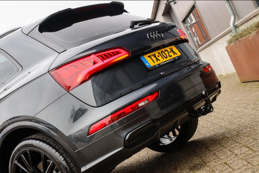 Audi Q5 2.0 TFSI Quattro Pro Line S S-Line 252pk Automaat! 1e Eig|NL|DLR|Panoramadak|Virtual Cockpit|LED Matrix|Black|22|Trekhaak