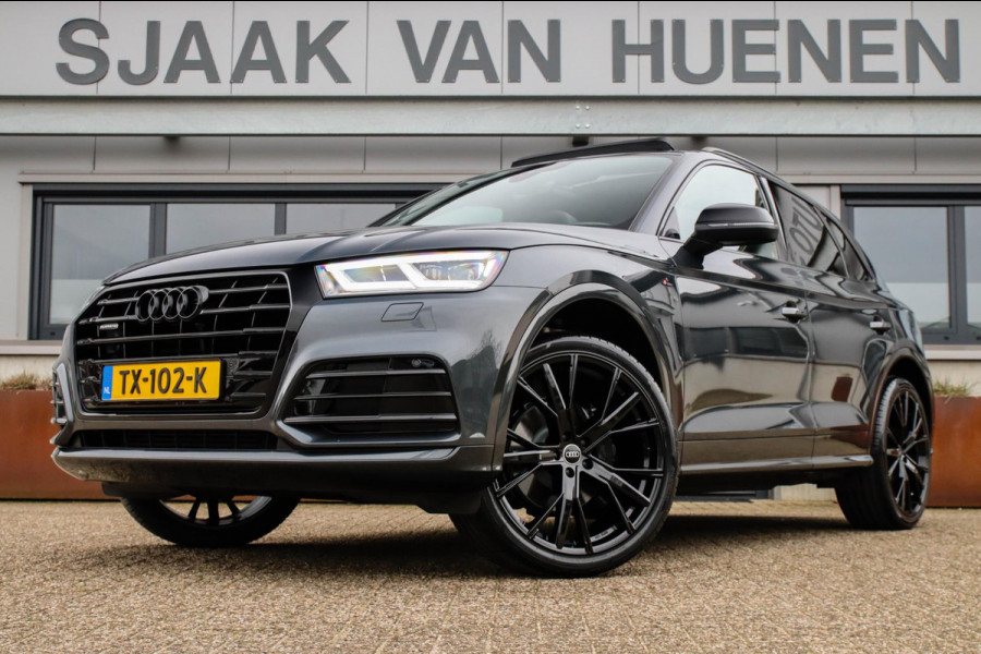 Audi Q5 2.0 TFSI Quattro Pro Line S S-Line 252pk Automaat! 1e Eig|NL|DLR|Panoramadak|Virtual Cockpit|LED Matrix|Black|22|Trekhaak