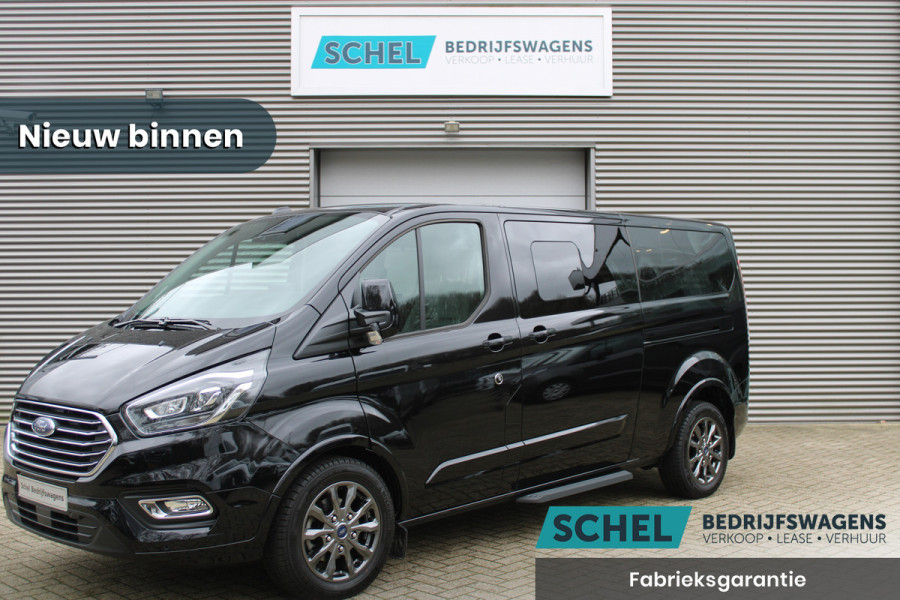 Ford Transit Custom Tourneo Dubbel Cabine 320 2.0 TDCI L2H1 Titanium X 170pk - Adaptive - Xenon - Blind Spot - Navigatie - Camera - Rijklaar