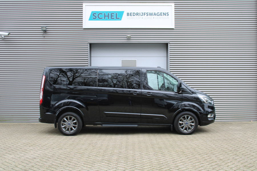 Ford Transit Custom Tourneo Dubbel Cabine 320 2.0 TDCI L2H1 Titanium X 170pk - Adaptive - Xenon - Blind Spot - Navigatie - Camera - Rijklaar