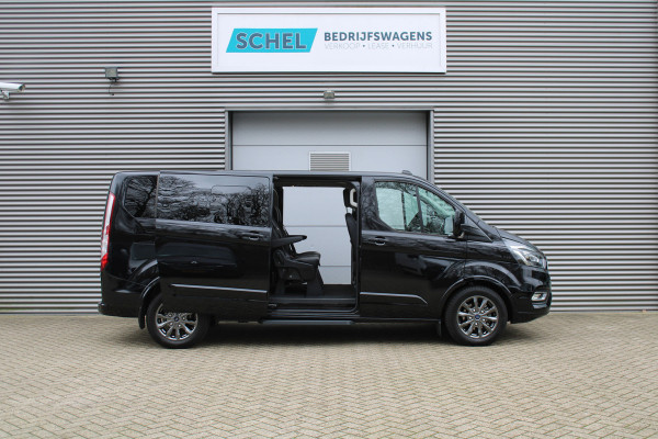 Ford Transit Custom Tourneo Dubbel Cabine 320 2.0 TDCI L2H1 Titanium X 170pk - Adaptive - Xenon - Blind Spot - Navigatie - Camera - Rijklaar