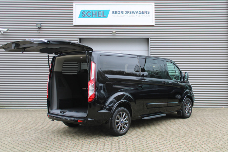 Ford Transit Custom Tourneo Dubbel Cabine 320 2.0 TDCI L2H1 Titanium X 170pk - Adaptive - Xenon - Blind Spot - Navigatie - Camera - Rijklaar