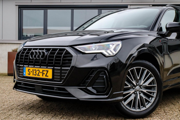 Audi Q3 35 TFSI 1.5 TFSI S Line Pro Line S 150pk S-Tronic! 1e|DLR|Virtual Cockpit|LED Matrix|Leder elektrisch|Keyless|Black|19inch