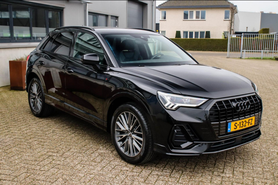 Audi Q3 35 TFSI 1.5 TFSI S Line Pro Line S 150pk S-Tronic! 1e|DLR|Virtual Cockpit|LED Matrix|Leder elektrisch|Keyless|Black|19inch