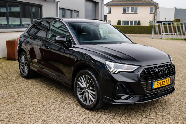 Audi Q3 35 TFSI 1.5 TFSI S Line Pro Line S 150pk S-Tronic! 1e|DLR|Virtual Cockpit|LED Matrix|Leder elektrisch|Keyless|Black|19inch