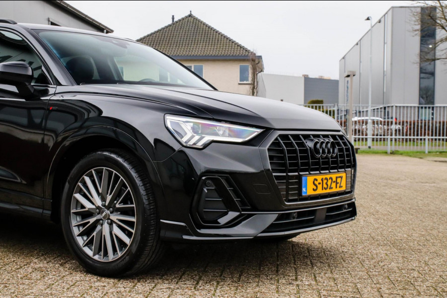 Audi Q3 35 TFSI 1.5 TFSI S Line Pro Line S 150pk S-Tronic! 1e|DLR|Virtual Cockpit|LED Matrix|Leder elektrisch|Keyless|Black|19inch