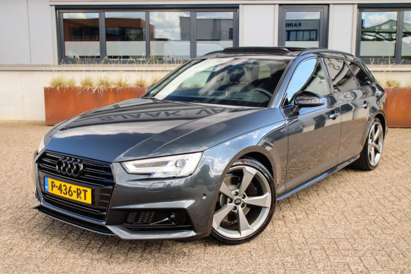 Audi A4 Avant 45 2.0TFSI S line Black Edition Facelift 252pk S-Tronic! 1e Eig|DLR|Panoramadak|Virtual Cockpit|Leder|LED|ACC|Black