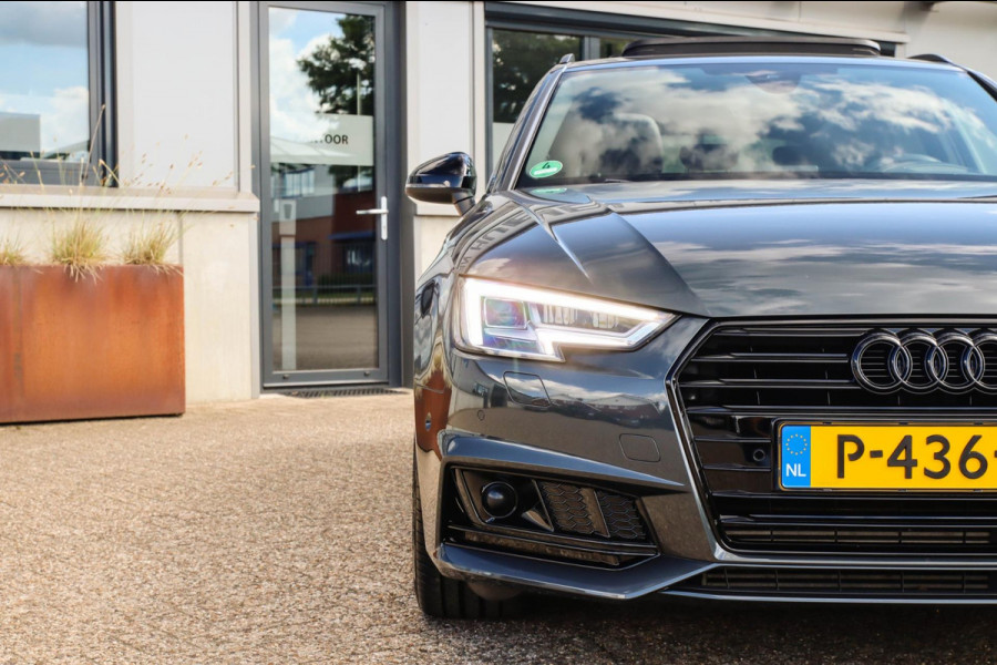 Audi A4 Avant 45 2.0TFSI S line Black Edition Facelift 252pk S-Tronic! 1e Eig|DLR|Panoramadak|Virtual Cockpit|Leder|LED|ACC|Black