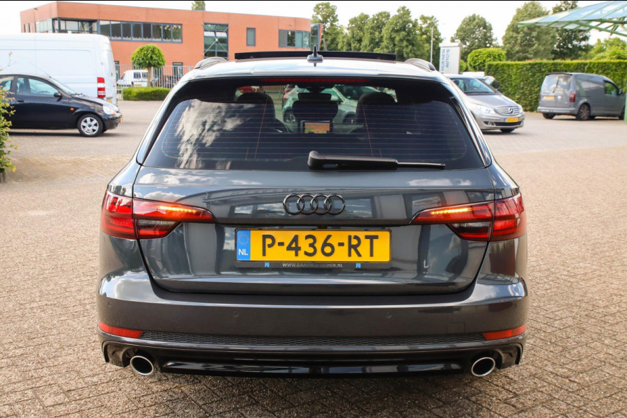 Audi A4 Avant 45 2.0TFSI S line Black Edition Facelift 252pk S-Tronic! 1e Eig|DLR|Panoramadak|Virtual Cockpit|Leder|LED|ACC|Black