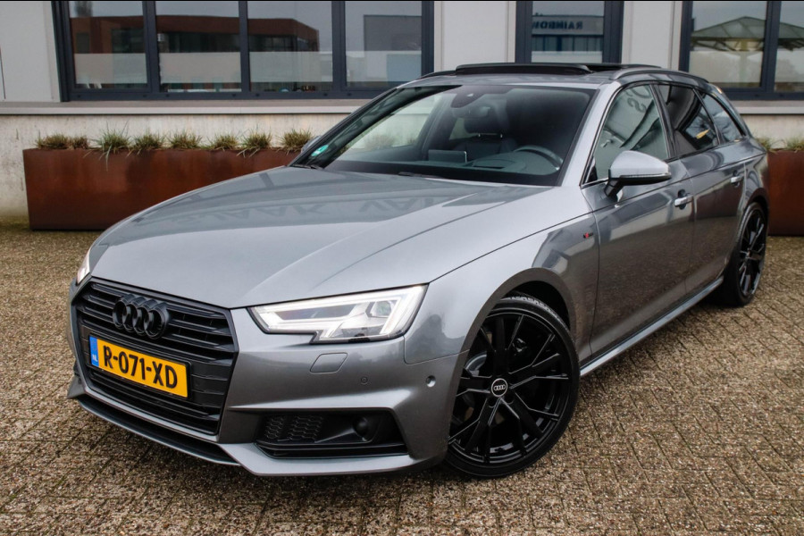 Audi A4 Avant 45 2.0TFSI S-line Black Edition Facelift 252pk S-Tronic! 1e Eig|DLR|Panoramadak|Virtual Cockpit|Leder|LED|ACC|Black