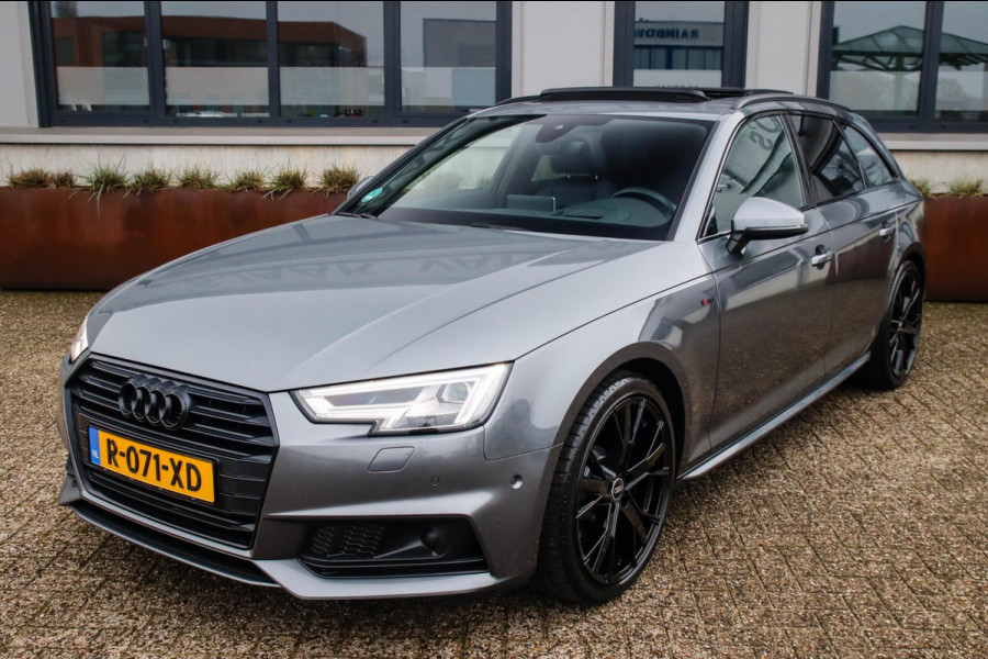 Audi A4 Avant 45 2.0TFSI S-line Black Edition Facelift 252pk S-Tronic! 1e Eig|DLR|Panoramadak|Virtual Cockpit|Leder|LED|ACC|Black