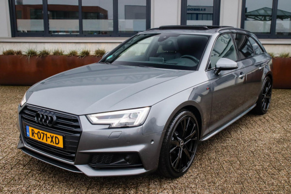 Audi A4 Avant 45 2.0TFSI S-line Black Edition Facelift 252pk S-Tronic! 1e Eig|DLR|Panoramadak|Virtual Cockpit|Leder|LED|ACC|Black