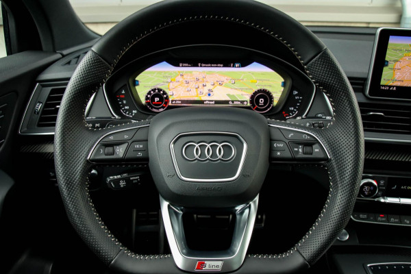 Audi Q5 2.0 TFSI Quattro Pro Line S S-Line 252pk Automaat Luchtvering|Kuipstoelen|Panoramadak|Virtual Cockpit|360|HUD|ACC|Black|22