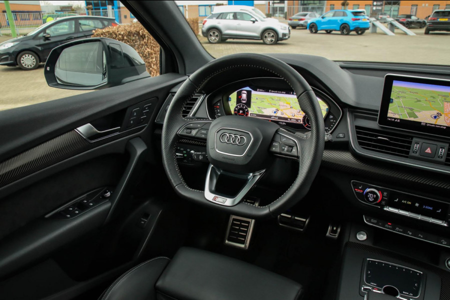 Audi Q5 2.0 TFSI Quattro Pro Line S S-Line 252pk Automaat Luchtvering|Kuipstoelen|Panoramadak|Virtual Cockpit|360|HUD|ACC|Black|22
