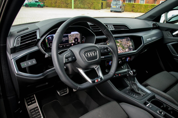 Audi Q3 Sportback 35 TFSI 1.5TFSI S Line Pro Line S 150pk S-Tronic! Panoramadak|Virtual Cockpit|LED Matrix|Leder|ACC|19inch|Black