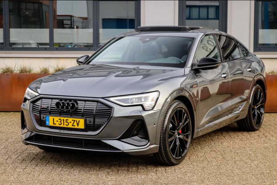 Audi e-tron 55 Quattro S Edition Pro Line S S-Line 408pk! 12%|1e|NL|DLR|Panoramadak|Virtual Cockpit|Luchtvering|ACC|360|Black|22