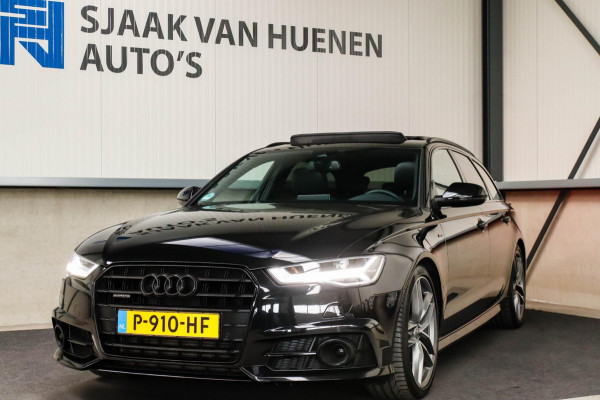 Audi A6 AVANT 2.0 TFSI Quattro S line Edition 252pk Automaat 1e Eig|DLR|Lederen sportstoelen|Panoramadak|LED Matrix|Black|Trekhaak