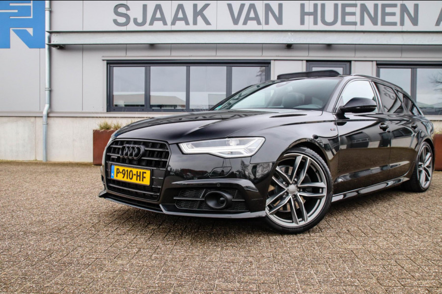 Audi A6 AVANT 2.0 TFSI Quattro S line Edition 252pk Automaat 1e Eig|DLR|Lederen sportstoelen|Panoramadak|LED Matrix|Black|Trekhaak