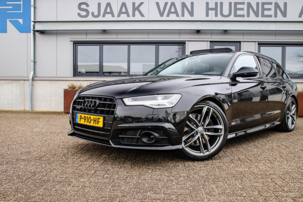 Audi A6 AVANT 2.0 TFSI Quattro S line Edition 252pk Automaat 1e Eig|DLR|Lederen sportstoelen|Panoramadak|LED Matrix|Black|Trekhaak